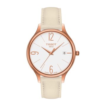 Tissot Bella Ora Round Rose Gold / White