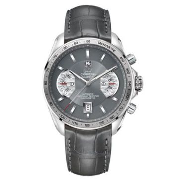 TAG Heuer Grand Carrera Calibre 17 RS 43 Stainless Steel / Grey / Alligator