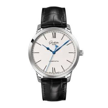 Glashütte Original Senator Excellence Stainless Steel / Silver / Alligator - Pin