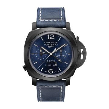 Panerai Luminor 1950 Chrono Monopulsante 8 Days GMT Blu Notte