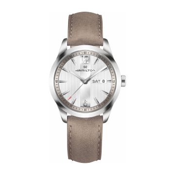 Hamilton Broadway Day Date Quartz Steel / Silver
