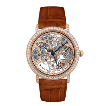 Blancpain Villeret Squelette 8 Jours Red Gold / Diamond
