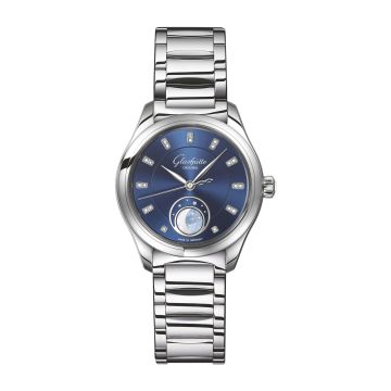 Glashütte Original Lady Serenade Luna Stainless Steel / Blue / Bracelet