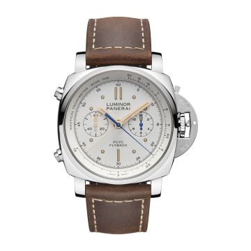Panerai Luminor 1950 44 PCYC Chrono Flyback Automatic Stainless Steel / White