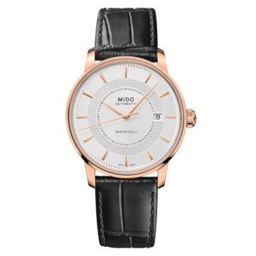 Mido Baroncelli Signature 39 Rose Gold / Silver