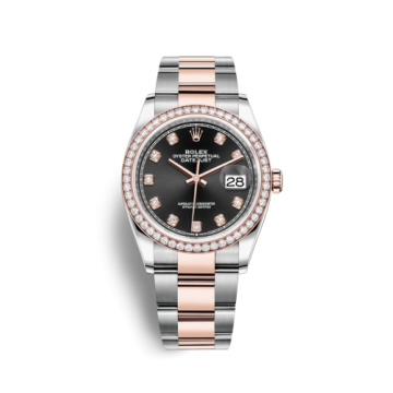 Rolex Datejust 36 Stainless Steel / Everose / Diamond / Black Diamond / Oyster