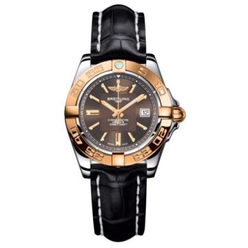 Breitling Galactic 32 Stainless Steel / Rose Gold / Solar Bronze / Croco