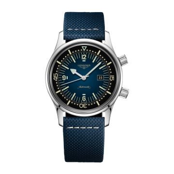 Longines Legend Diver 36 Stainless Steel / Blue / Strap
