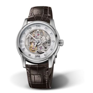 Oris Artelier Skeleton 40.5 Diamonds