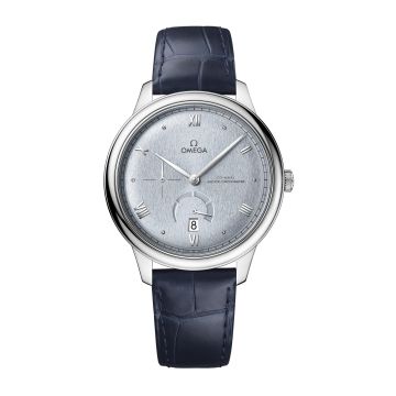 Omega De Ville Power Reserve Master Chronometer Stainless Steel / Ice Blue