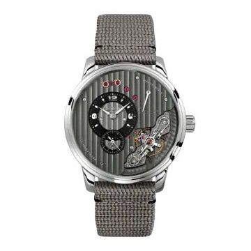 Glashütte Original PanoInverse Stainless Steel / Black / Synthetic / Folding
