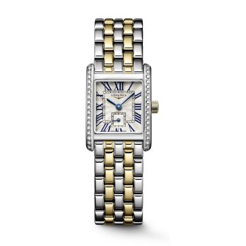 Longines Mini DolceVita 21.5 Quartz Stainless Steel - Yellow Gold - Diamond / Silver / Bracelet
