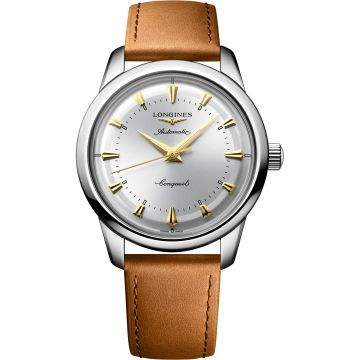 Longines Conquest Heritage 40 Stainless Steel / Silver