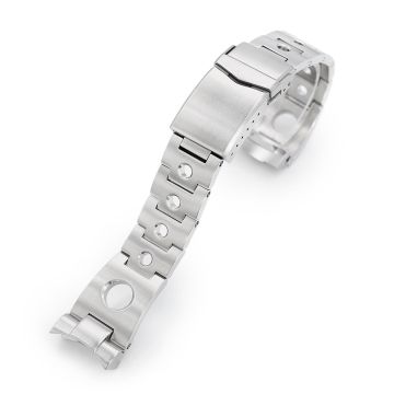 Rollball 22mm Stainless Steel Bracelet for Seiko SKX007 SKX009 SKX011 - 18mm