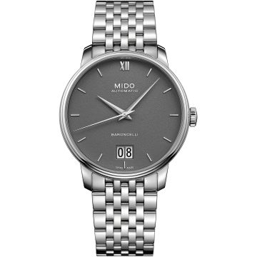 Mido Baroncelli Big Date Stainless Steel / Grey / Bracelet