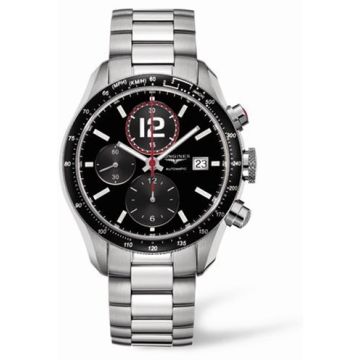 Longines GrandeVitesse Tachymeter Black Bracelet