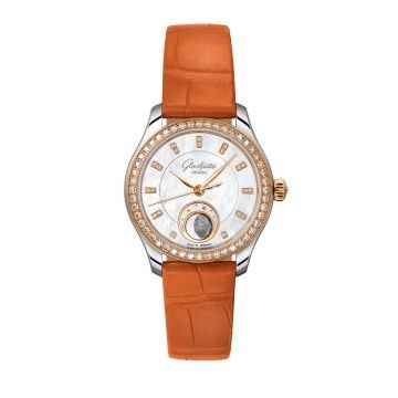 Glashütte Original Lady Serenade Luna Stainless Steel - Red Gold - Diamond / MOP