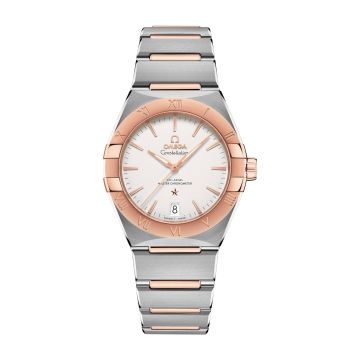 Omega Constellation Master Chronometer 36 Stainless Steel / Sedna / Silver / Bracelet