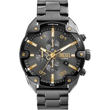 Diesel Spiked Chronograph Gunmetal