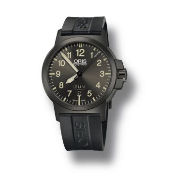 Oris BC3 Advanced Day Date DLC / Grey / Rubber