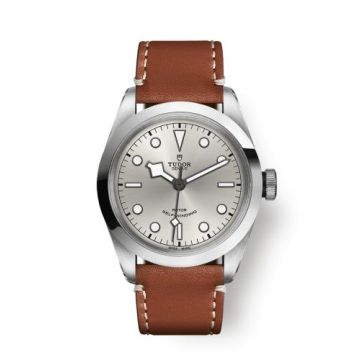 Tudor Heritage Black Bay 41 Silver / Brown Leather