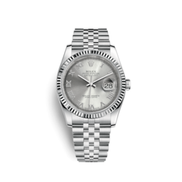 Rolex Datejust 36 Stainless Steel Fluted / Jubilee / Rhodium Roman