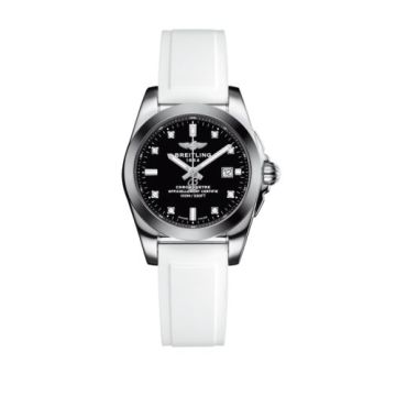 Breitling Galactic 29 Stainless Steel / Trophy Black Diamond / Rubber