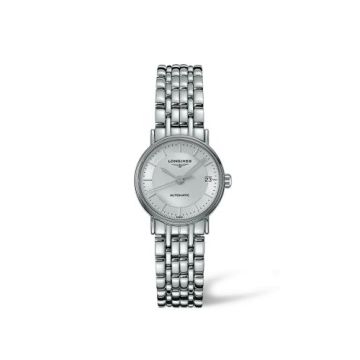 Longines Presence 25.5 Automatic Stainless Steel / Silver / Bracelet