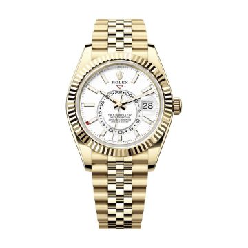 Rolex Sky-Dweller Yellow Gold / White / Jubilee