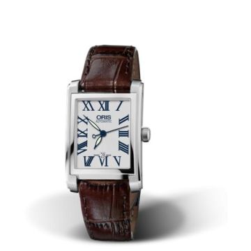 Oris Rectangular Date 24.5 Stainless Steel / Silver - Roman