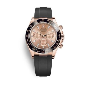 Rolex Cosmograph Daytona Everose / Cerachrom /  Pink Baguette / Oysterflex