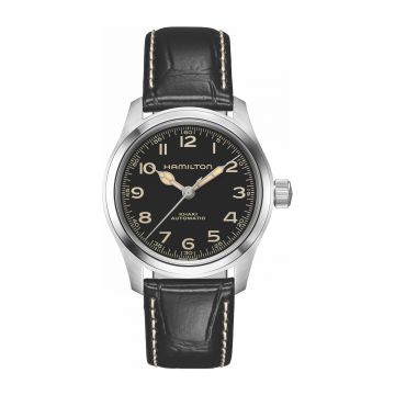 Hamilton Khaki Field Murph 38 Stainless Steel / Black