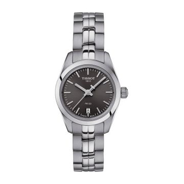 Tissot PR 100 Quartz 25 Stainless Steel / Grey / Bracelet