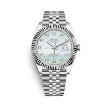 Rolex Datejust 41 Stainless Steel Fluted / Jubilee / MOP Diamond