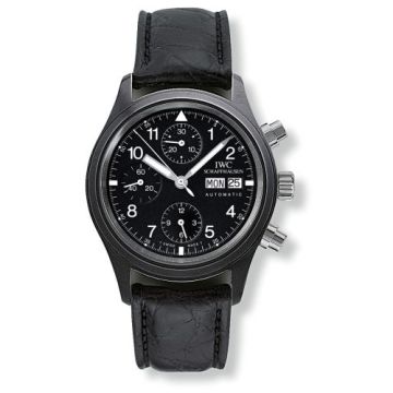 IWC Schaffhausen Pilot's Watch Chronograph Ceramic / English / Strap