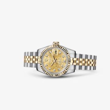 Rolex Lady-Datejust 26 Rolesor Fluted Computer Diamond Jubilee