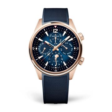 Jaeger-LeCoultre Polaris Perpetual Calendar Pink Gold / Green