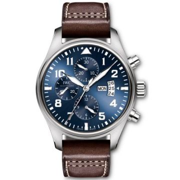 IWC Schaffhausen Pilot's Watch Chronograph Stainless Steel / Le Petit Prince / Strap