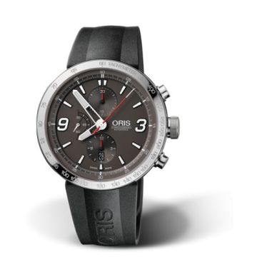 Oris TT1 Chronograph Stainless Steel / Grey / Rubber