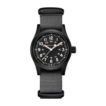 Hamilton Khaki Field Mechanical 38 PVD / Black