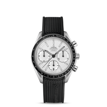 Omega Speedmaster Racing Co-Axial Chronograph Stainless Steel / Silver / Rubber