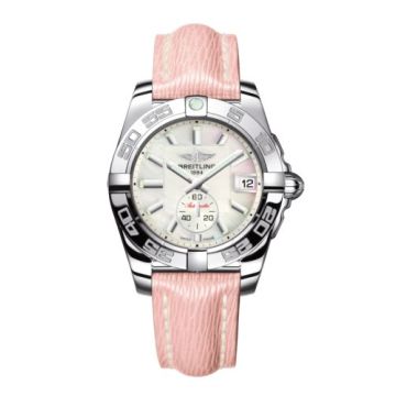 Breitling Galactic 36 Automatic Stainless Steel / Pearl / Sahara
