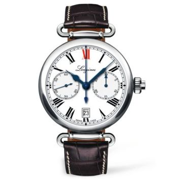 Longines Mono Pusher Chronograph 180th Anniversary Watch Roman
