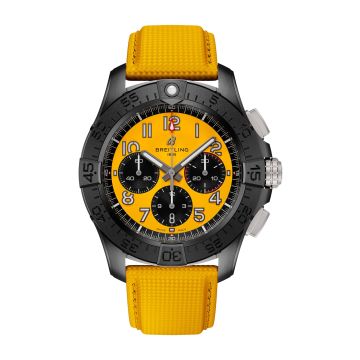 Breitling Avenger B01 Chronograph 44 Night Mission / Yellow / Strap