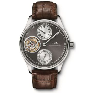 IWC Schaffhausen Portugieser Regulateur Tourbillon White Gold / Ardoise