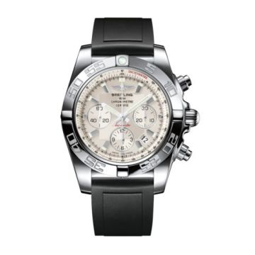 Breitling Chronomat 44 Stainless Steel / Silver / Rubber
