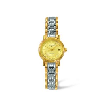Longines Presence 25.5 Automatic PVD Gold / Champagne / Bracelet