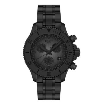 Tissot Seastar 1000 Quartz Chronograph PVD / Black / Bracelet