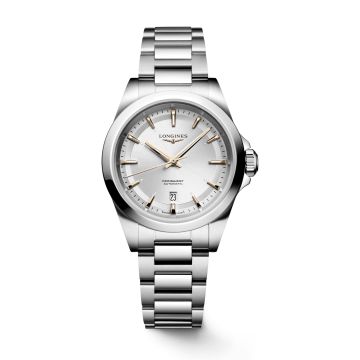 Longines Conquest 30 Stainless Steel / Silver / Bracelet
