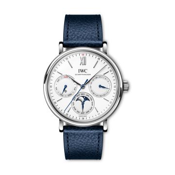 IWC Schaffhausen Portofino Perpetual Calendar Stainless Steel / Silver